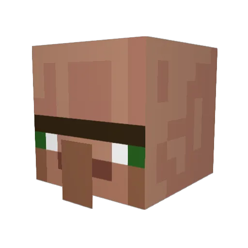 NOW_LOADING___ Minecraft avatar head, 3D render