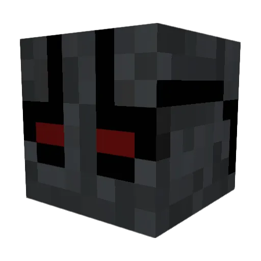 NOX141 Minecraft avatar head, 3D render