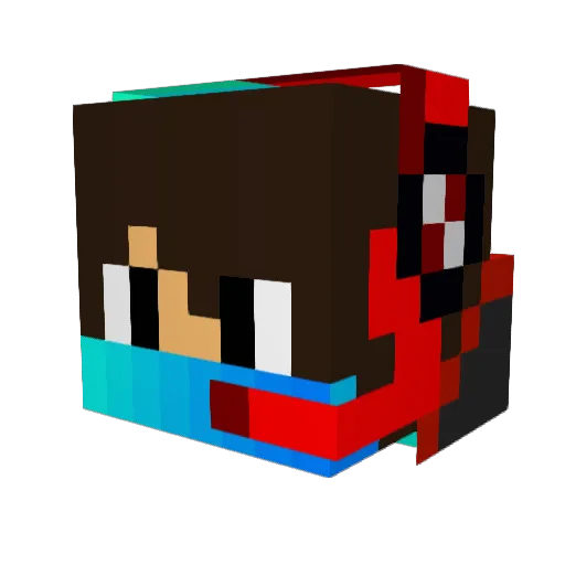 NOXTERNG Minecraft avatar head, 3D render