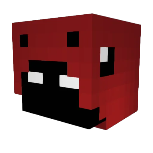 NOZUHH Minecraft avatar head, 3D render