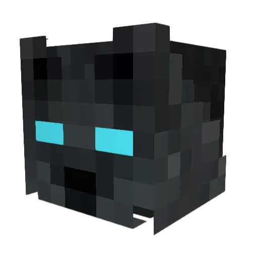 NO_0Cry Minecraft avatar head, 3D render