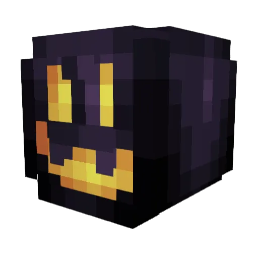 NO_BAD Minecraft avatar head, 3D render