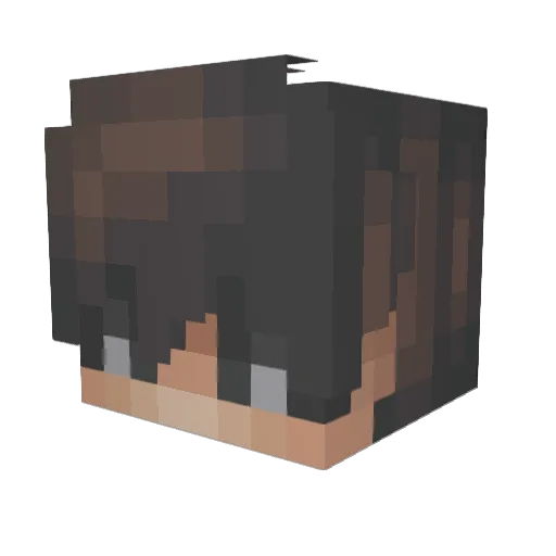 NOeNOB Minecraft avatar head, 3D render