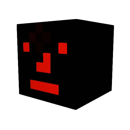 NPC4028 Minecraft avatar head, 3D render