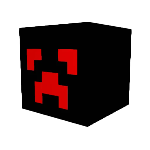 NPC42 Minecraft avatar head, 3D render