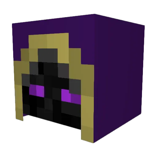 NPC578 Minecraft avatar head, 3D render