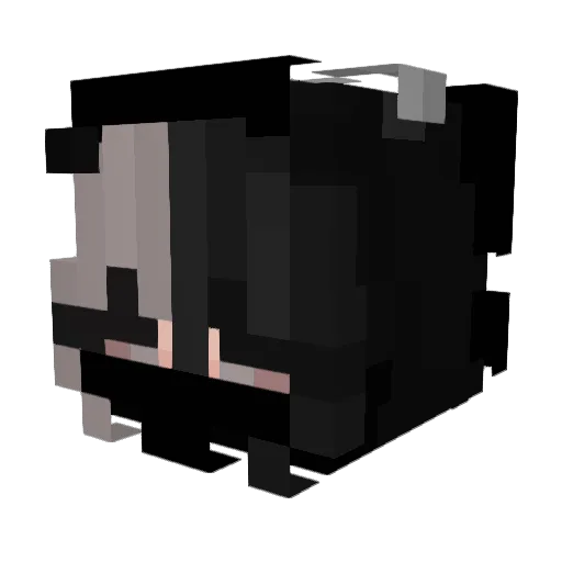 NPConline Minecraft avatar head, 3D render