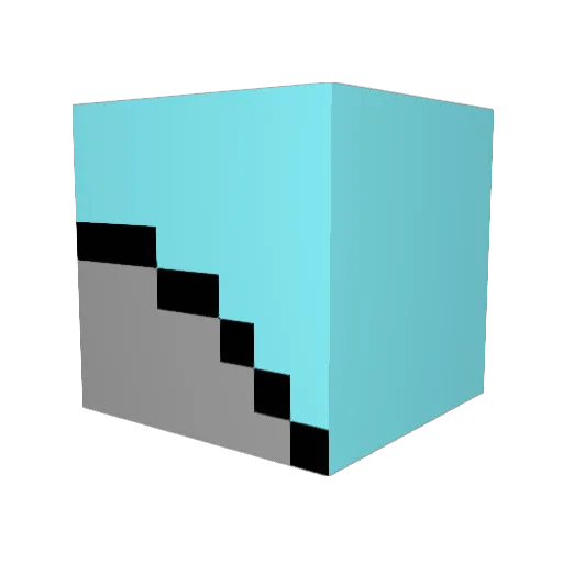 NPCreeper Minecraft avatar head, 3D render