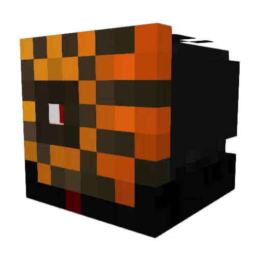 NPD60 Minecraft avatar head, 3D render