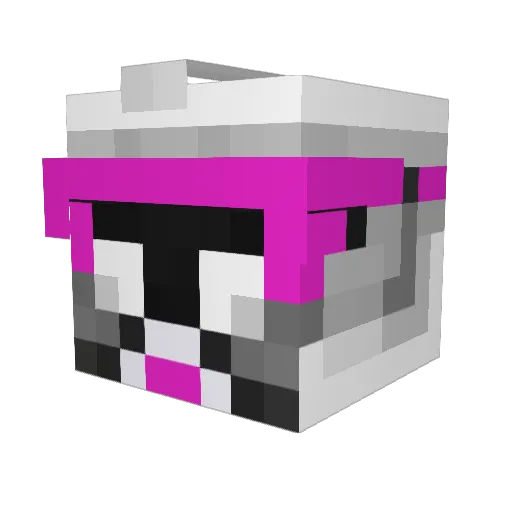 NPOC_iMER Minecraft avatar head, 3D render