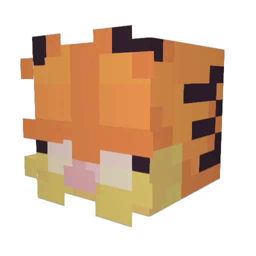 NQRMAN Minecraft avatar head, 3D render