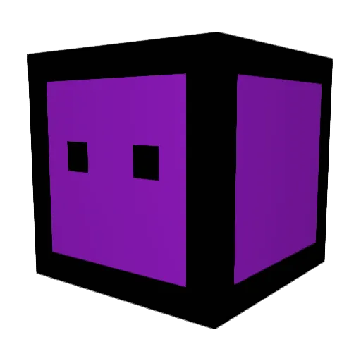 NRB6 Minecraft avatar head, 3D render