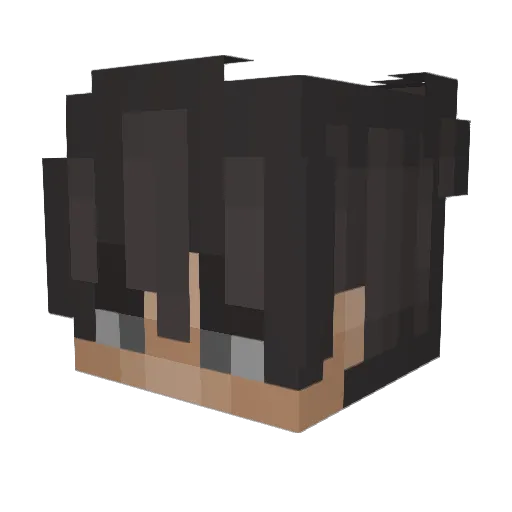 NROBINB Minecraft avatar head, 3D render
