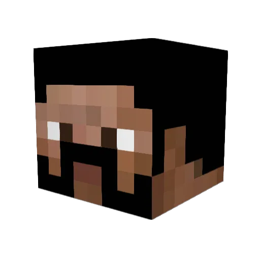 NRespaawn Minecraft avatar head, 3D render