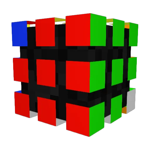 NRubikk Minecraft avatar head, 3D render