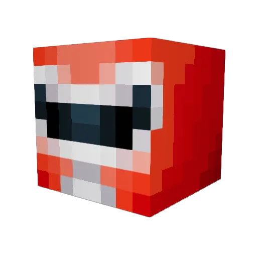 NSBuy Minecraft avatar head, 3D render