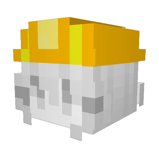 NS_WOOHYUN Minecraft avatar head, 3D render