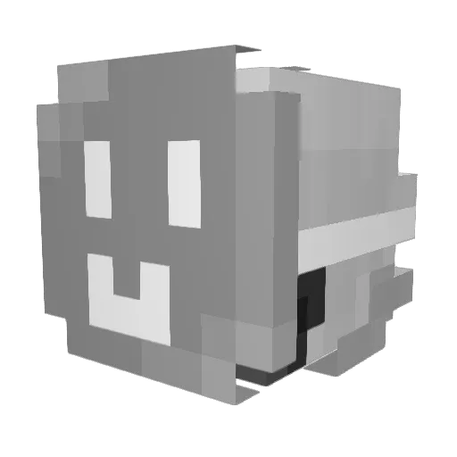 NT3man Minecraft avatar head, 3D render