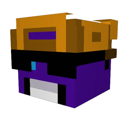 NTE_LIVE Minecraft avatar head, 3D render