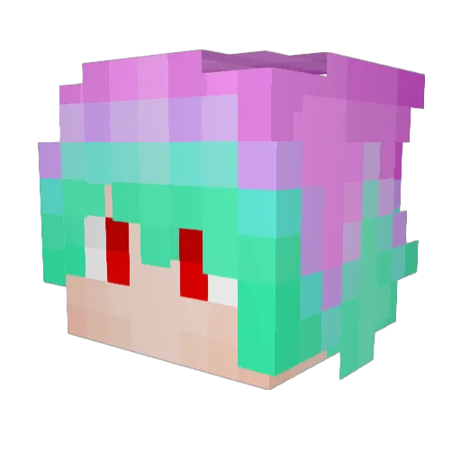 NTG_Nut_ Minecraft avatar head, 3D render