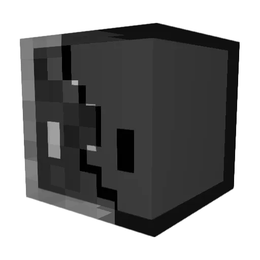 NTR_joker Minecraft avatar head, 3D render