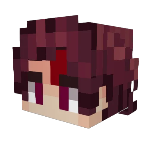 NT_Miniatreus Minecraft avatar head, 3D render