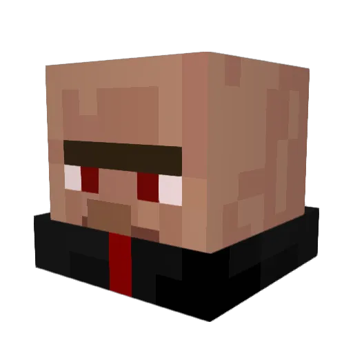 NUBOLA123 Minecraft avatar head, 3D render