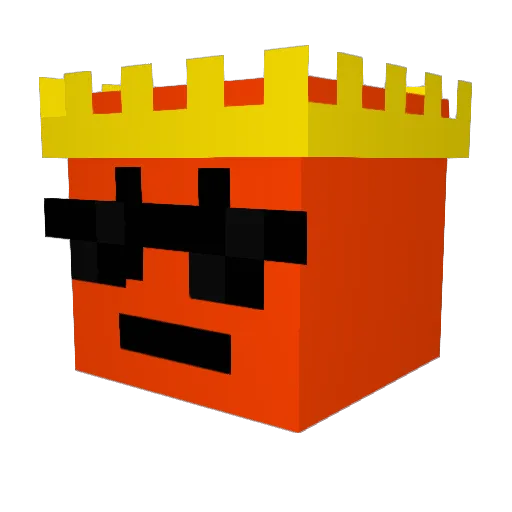 NUGGETT456 Minecraft avatar head, 3D render