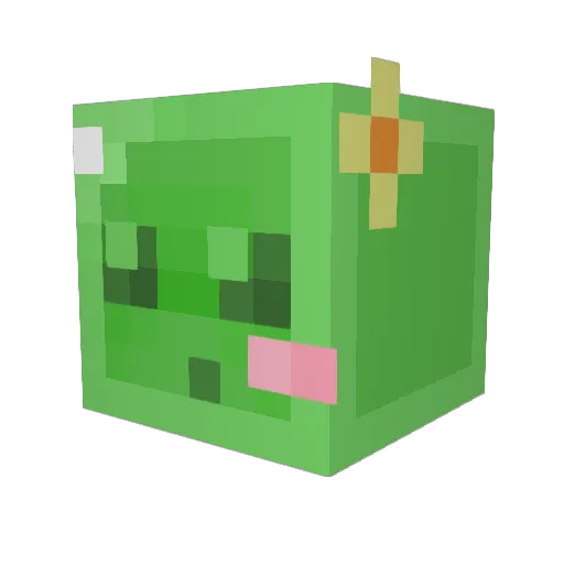 NUKES8008 Minecraft avatar head, 3D render