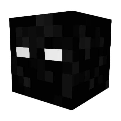 NULL232321321 Minecraft avatar head, 3D render