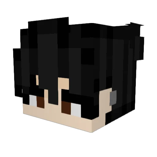 NULLIFIED64 Minecraft avatar head, 3D render