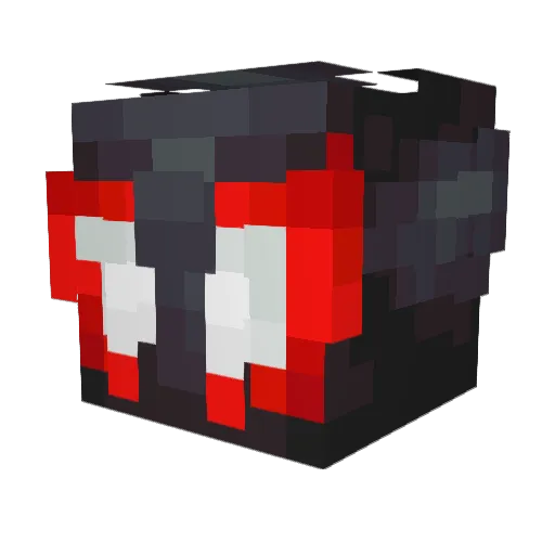 NVEEx Minecraft avatar head, 3D render