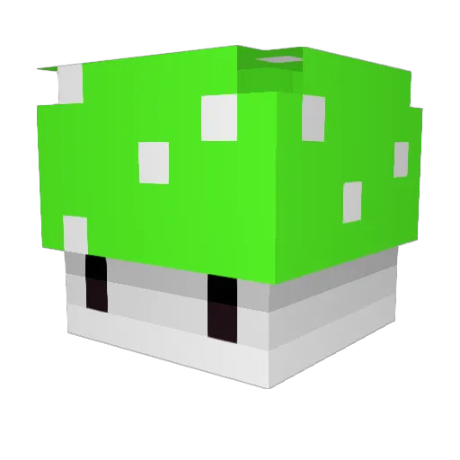 NVQ Minecraft avatar head, 3D render