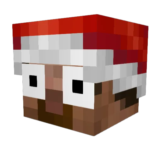 NWJNS722 Minecraft avatar head, 3D render