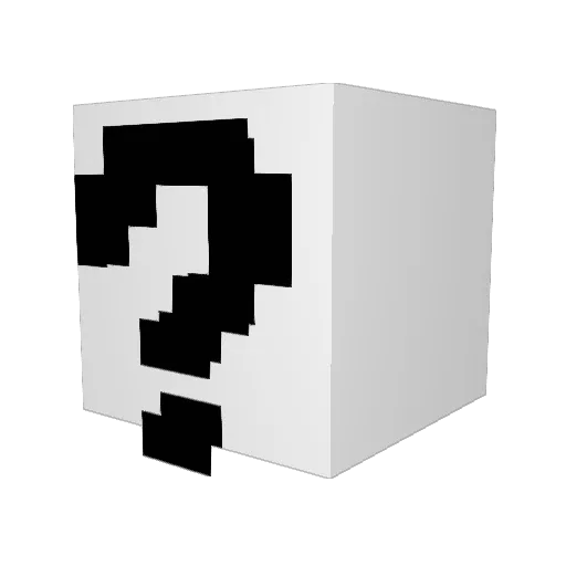 NWRC Minecraft avatar head, 3D render