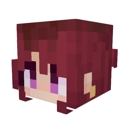 NX57 Minecraft avatar head, 3D render