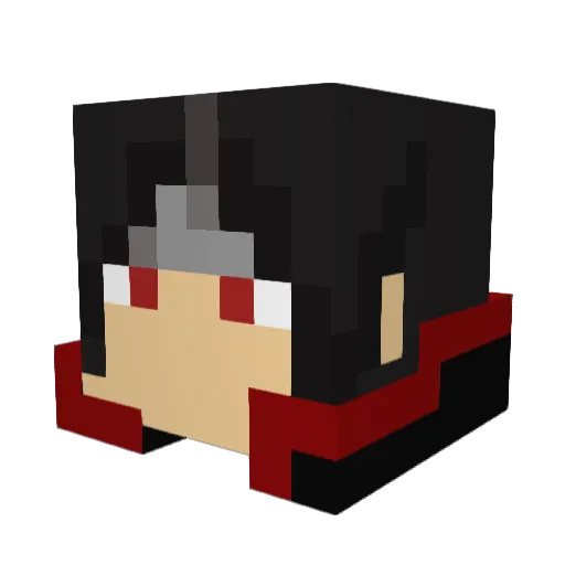 NXDarkness0 Minecraft avatar head, 3D render