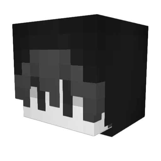 NXL666 Minecraft avatar head, 3D render