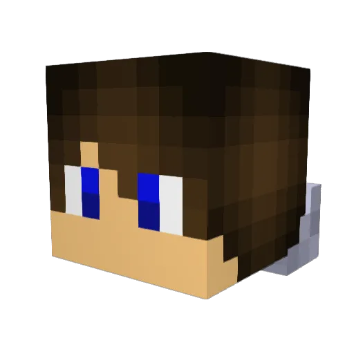 NYCVIPER Minecraft avatar head, 3D render
