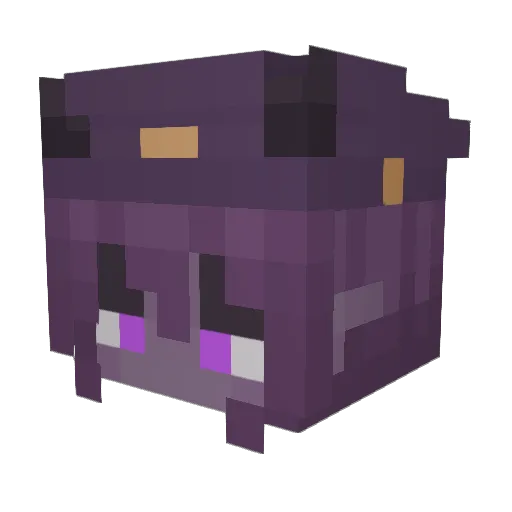 NYDIK Minecraft avatar head, 3D render