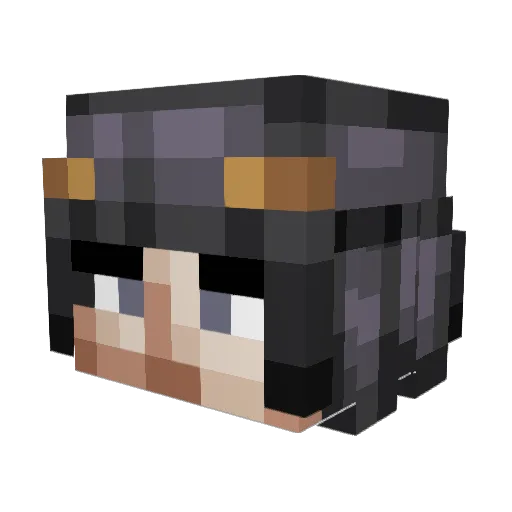 NYE_HEH_HEH23 Minecraft avatar head, 3D render