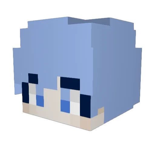 N_4096_M Minecraft avatar head, 3D render