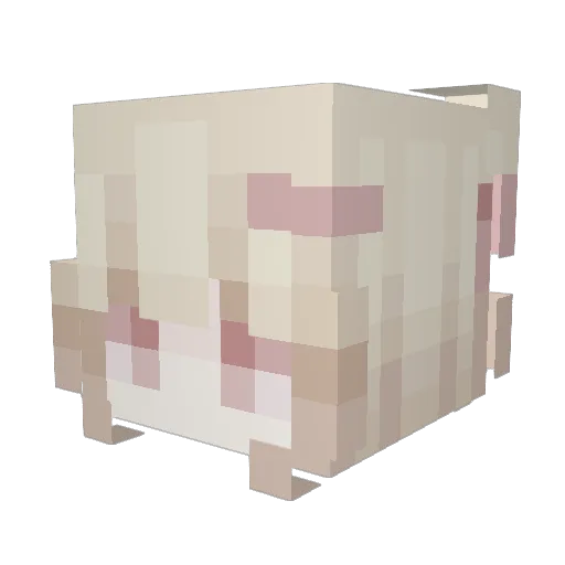 N_Adx Minecraft avatar head, 3D render