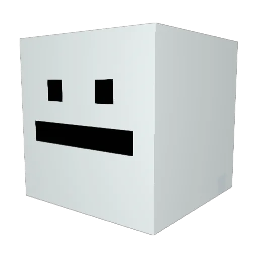 N_CHO_VY Minecraft avatar head, 3D render