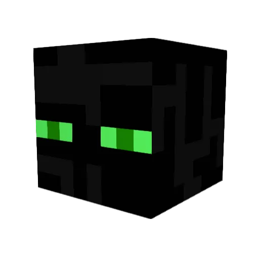N_Flation Minecraft avatar head, 3D render
