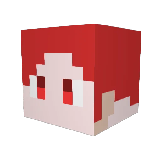 N_MiKaN82s Minecraft avatar head, 3D render