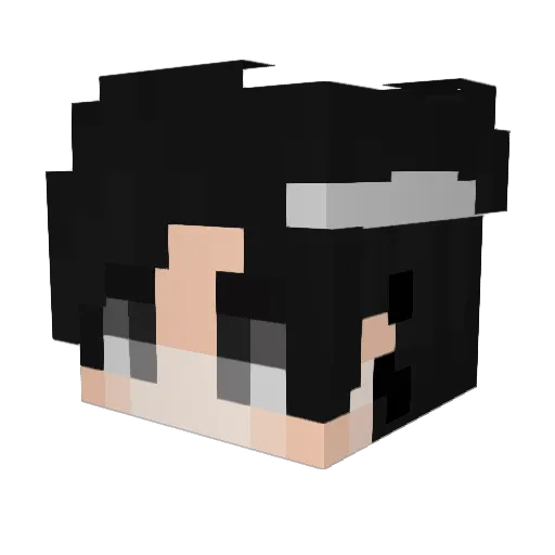 N_Nikitka_N Minecraft avatar head, 3D render