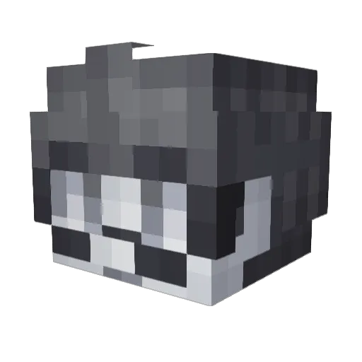 N_Soha Minecraft avatar head, 3D render