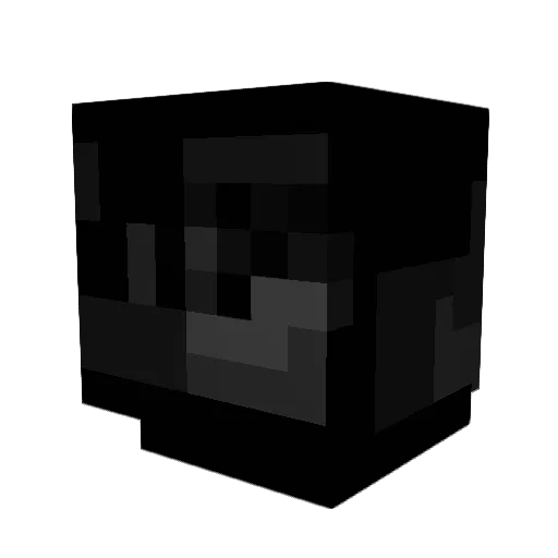 N_oqw Minecraft avatar head, 3D render