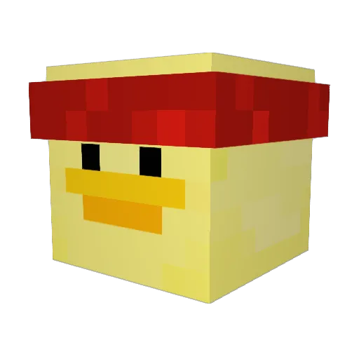 NaDDune Minecraft avatar head, 3D render